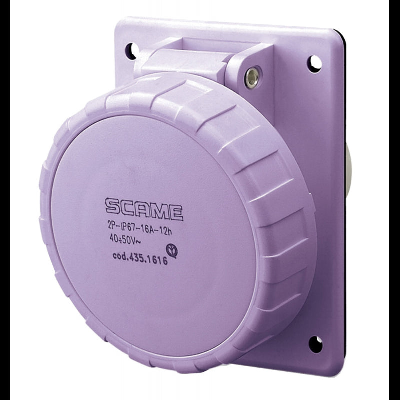 WATERPROOF SOCKET 2P 12/24V. 16A IP67
