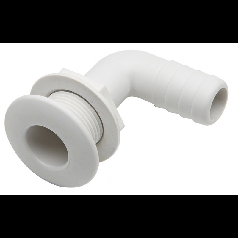 NYLON CURVED SEA DRAIN WITH HOSE HOLDER