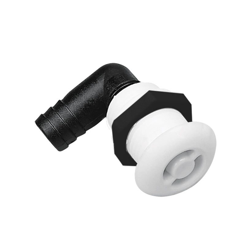 CURVED VENT WITH RUBBER HOLDER Ø MM.16